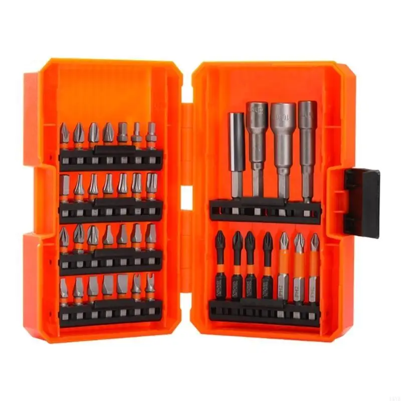 39pcs Практическая магнитная сбором битов для удобной замены инструмента