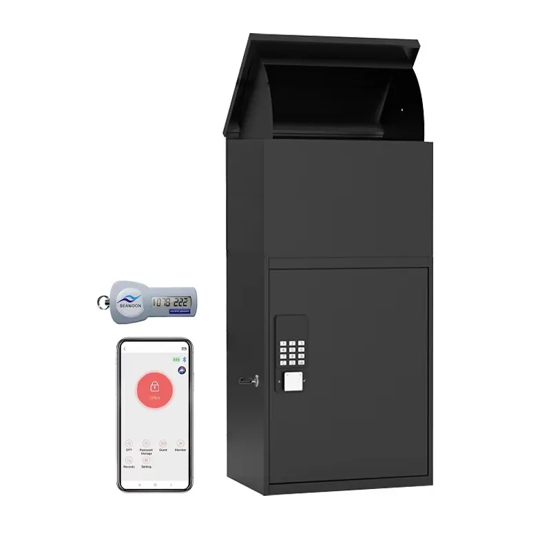 Outdoor Waterproof Courier Wall Mounted Anti-theft Large Metal Mail Letter Cabinet Delivery Drop Parcel Box