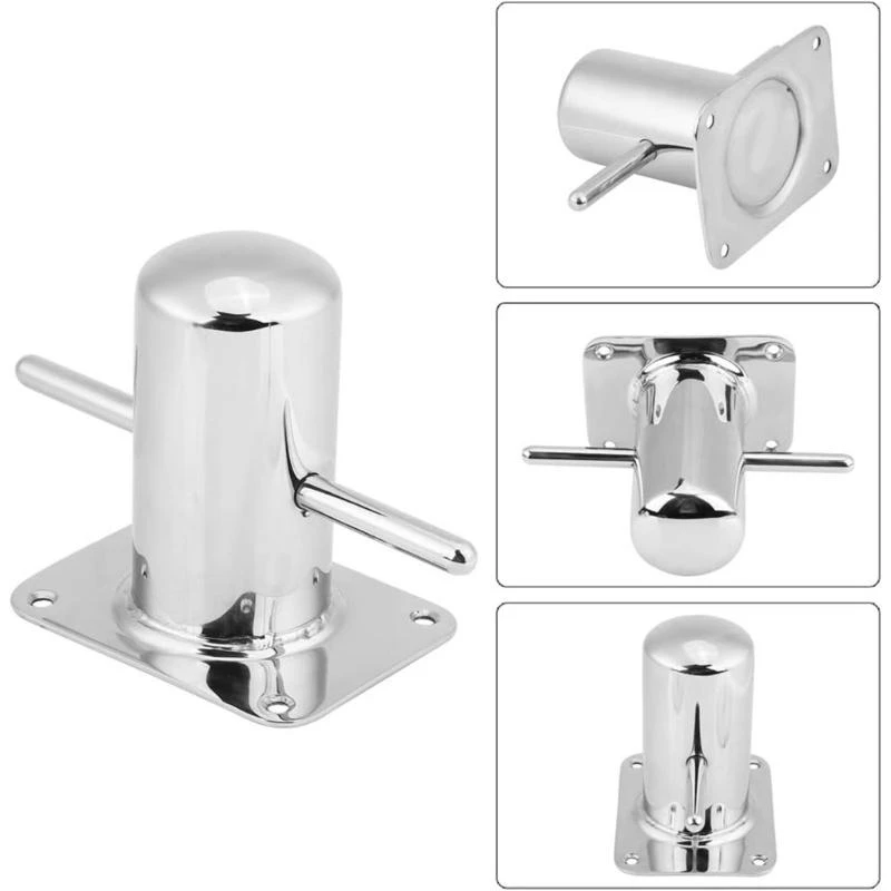 

Профессиональные аксессуары для швартовки морских яхт, лодок, нержавеющая сталь 316, однопереходный столбик, 120 мм x 90 мм