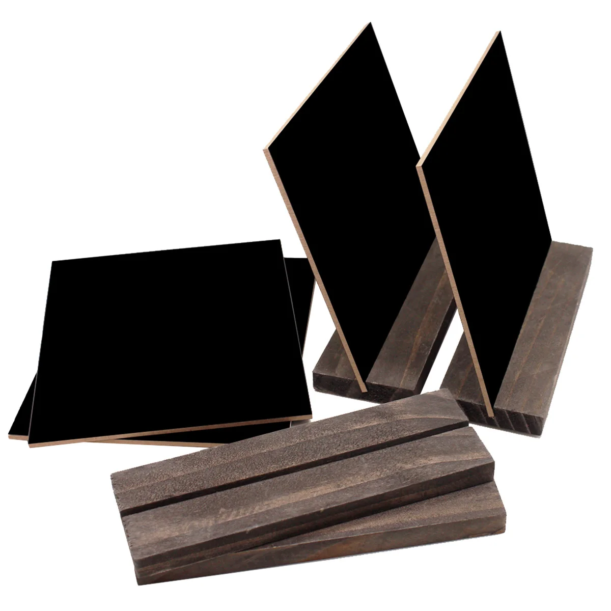 

1 pc Double-Sided Blackboard With Solid Base For Home Kitchen Wedding Party Decoration Mini Writing Board Blackboard Display