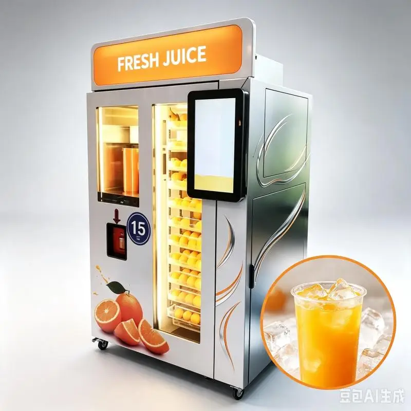Customized Orange Juice Vending Machine Automatic Fresh Fruit Juicer With Digital Control Commercial Machine