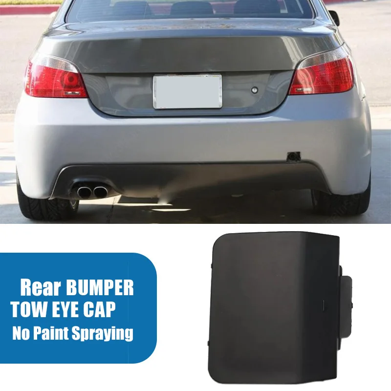 

Задний бампер автомобиля, фаркоп, пластиковая заглушка для BMW E60 M Sport 2003, 2004, 2005, 2006, 2007, 2008, 2009, 2010 51127897217 Аксессуары