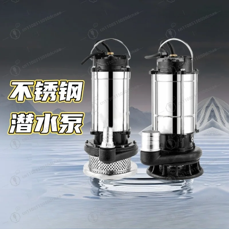 QDX Stainless Steel Submersible Clean Water Pump 110V 220V High Lift For Household Water Supply Farm Irrigation