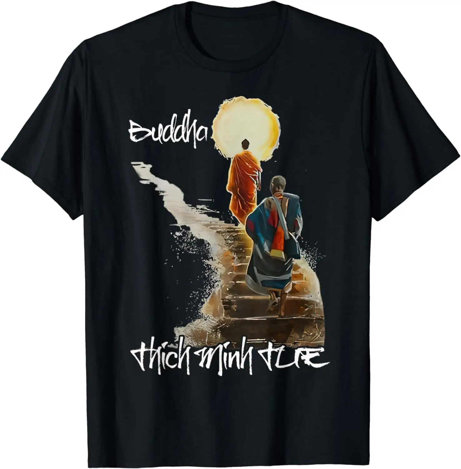 Thich Minh Tue On Back Monks Minh Tue Buddhism Vietnamese Unisex T-Shirt