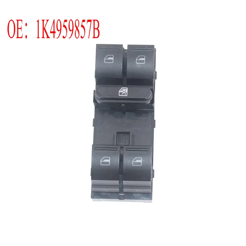 

For Vw Jetta Golf MK5 MK6 GTI Rabbit Passat B6 Tiguan for Seat Electric Power Master Window Control Switch Button 1K4959857B