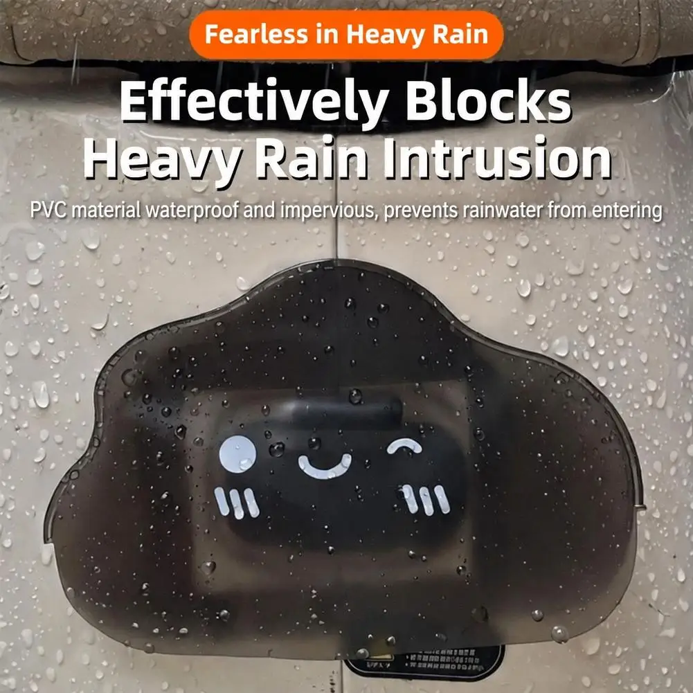 Electric Vehicle Charger Port Rainproof Cover Electric Car Charger Plug Cover Waterproof PVC Stripe For All EV