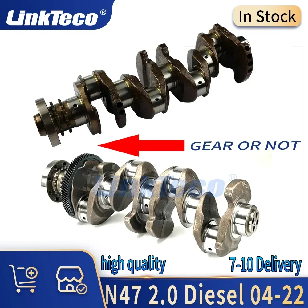 Engine Parts Crankshaft 2.0 L T Diesel 04-22 N47 B47 For BMW 325d 328d 420d 425d 520d 518d 523d 525d 620d 725d X2 X3 X4 X5 MINI