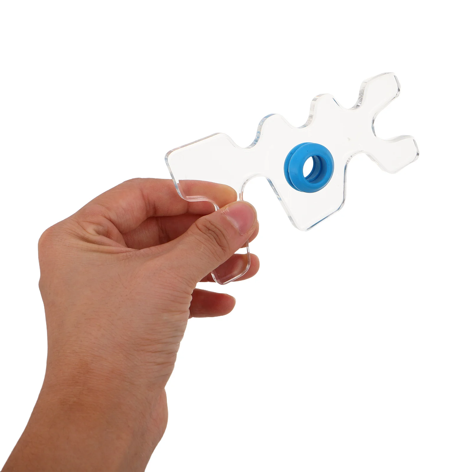 

Sturdy Acrylic Pool Cue Holder Unique Shape Slip on Design Stable Secure Support Universal Fit Pool Billiard Accessories