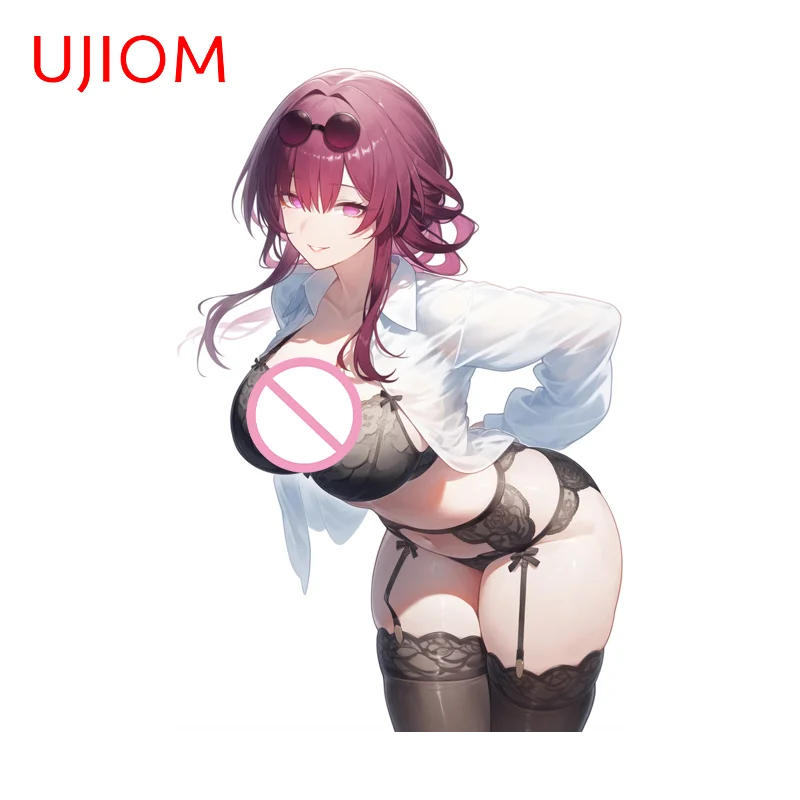 UJIOM Honkai Star Rail NSFW Kafka Wall Sticker Enchanting Practical Refrigerator Decal Simulated Fancy Computer Case Decoration