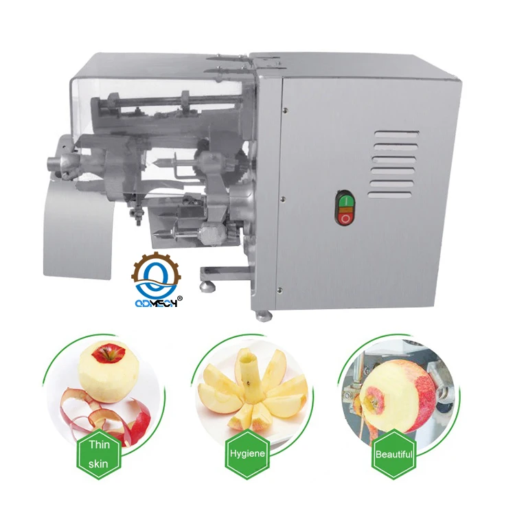 High Quality Fruit Vegetable Peeling Machine Apple Peeler Slicer Fruit Apple Peeler Corer QDMECH