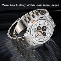 Metal Strap For Samsung Galaxy Watch 8 classic 44mm 40mm 46mm Stainless Steel wrist Watchband Bracelet Correa Galaxy Watch8 band