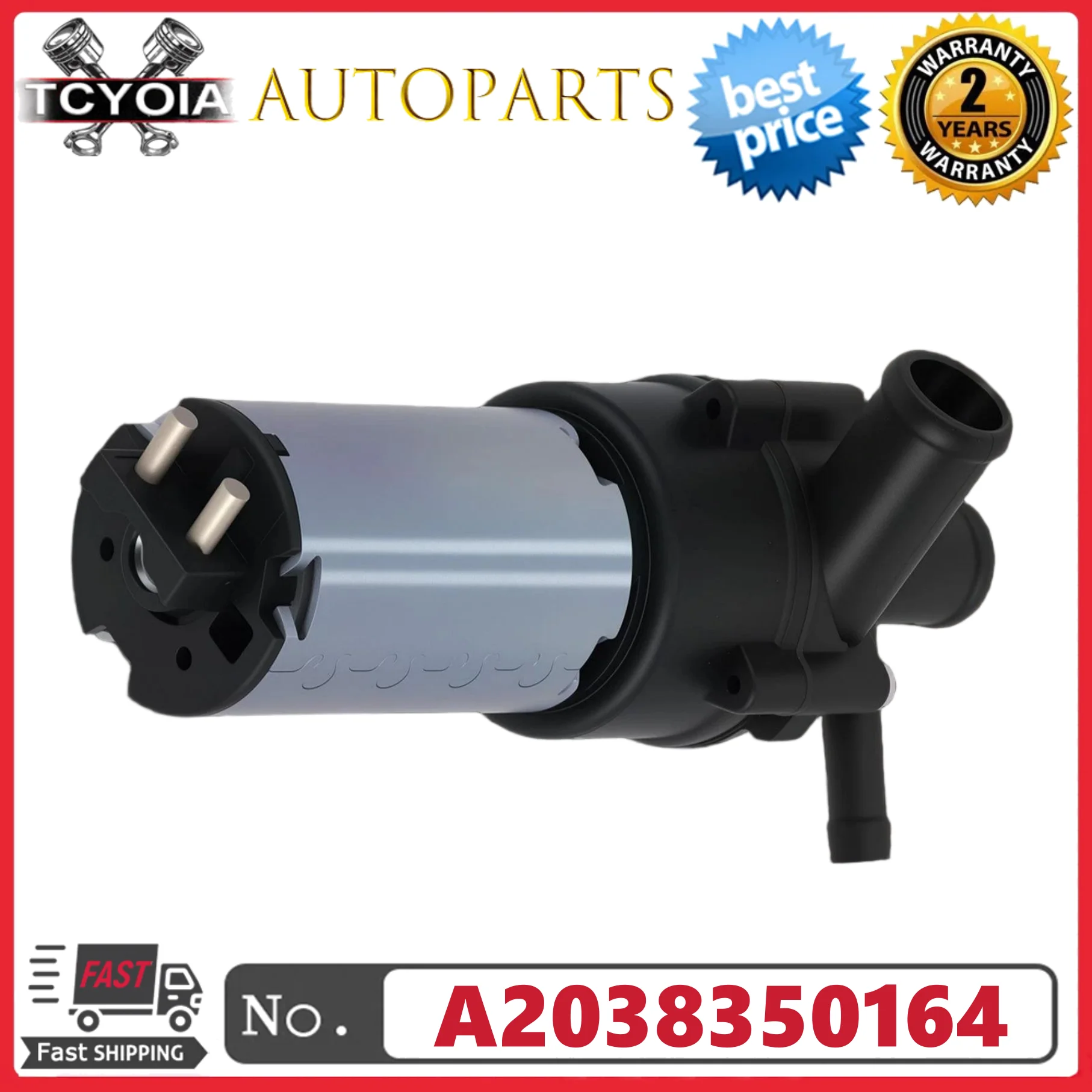 Auxiliary Water Pump A2038350164 For Benz C230 C240 C280 C320 C350 CLK320 CLK350 CLK500 CLK550 C32 AMG CLK55 AMG CLK63 AMG