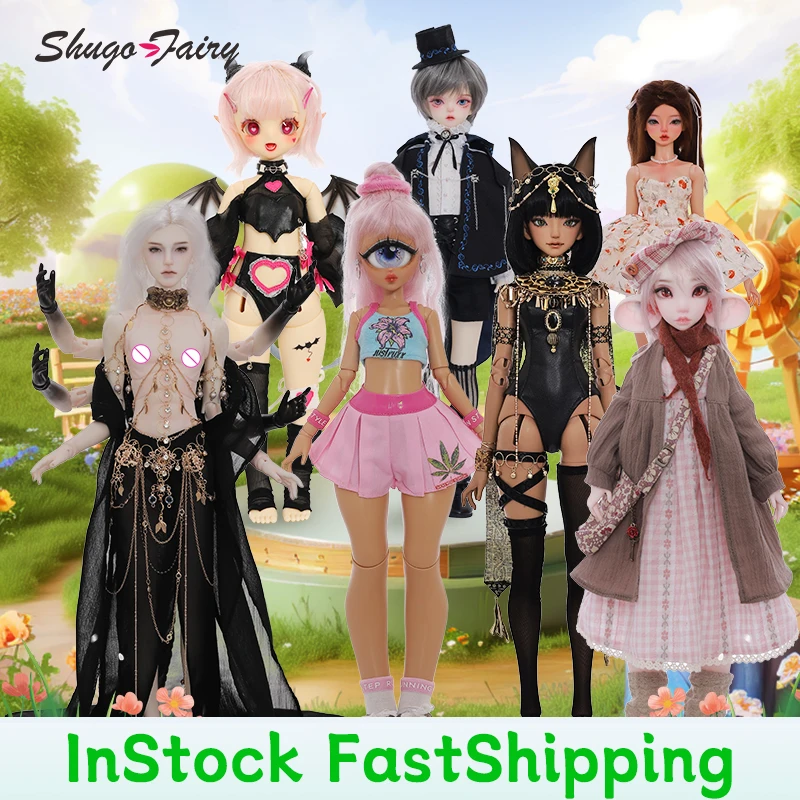 InStock FastShippin Shugafairy BJD Doll 1/4 Fullset Top Sale List Minifee Choe Phyllis ACE Almond Ball Jointed Dolls