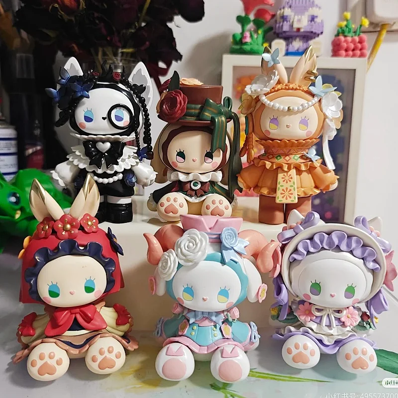 EMMA سر الغابات حديقة عمل الشكل صندوق أعمى لطيف زخرفة مكتب زخرفة سر مفاجأة هدية لمقتنيات سلسلة المواعدة #1