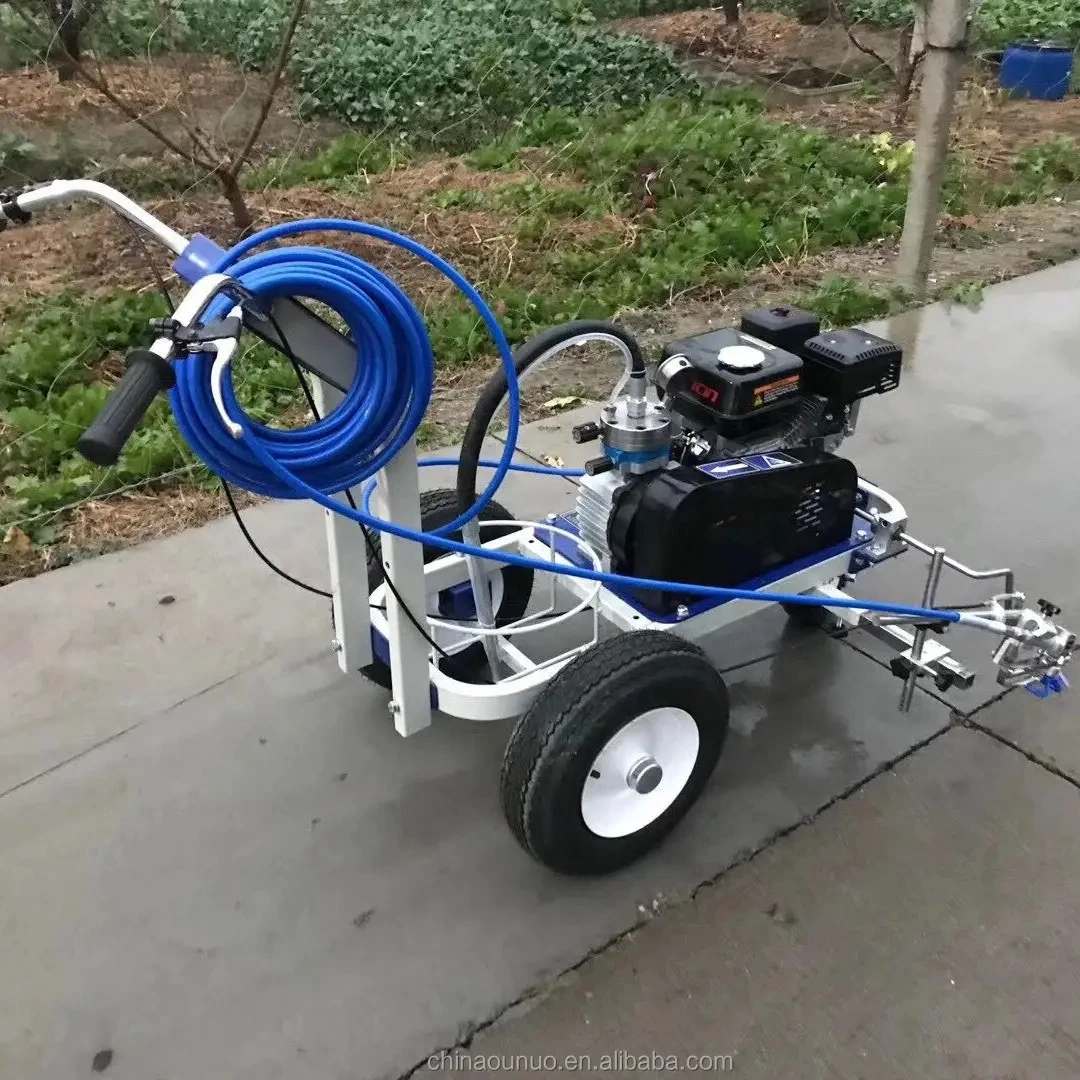 Cold Spray Paint Marking Machine Parking Lots Intersections And Sports Fields Pavement Marking Machine