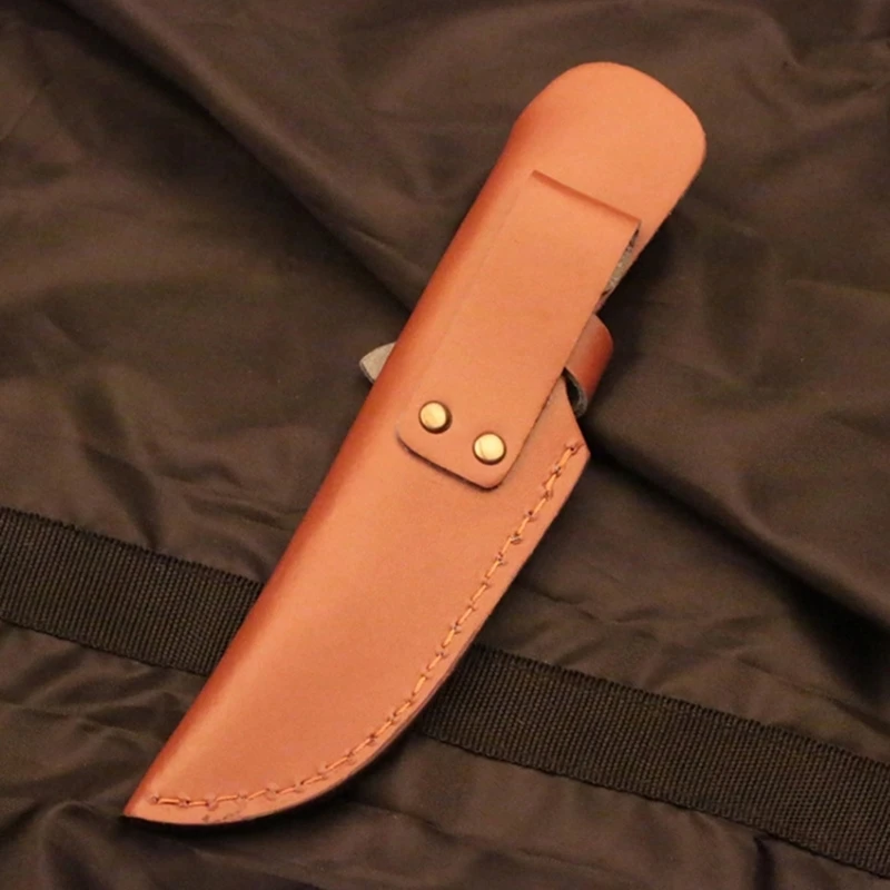  Leathers Knife Sheath with Waist Buckle Pocket Knife Protective Cover Holder