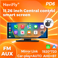 NaviFly 11.26 inch 1920*720 Car Radio Multimedia Video Player Wireless Carplay Android Auto MP5 Player Universal HD touchscreen