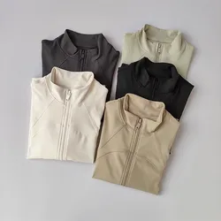 Women's Quick-Drying Long Sleeve Sports Jacket Running Training Fitness Top Gym Workout Sweatshirt - Casual Sports Coat
