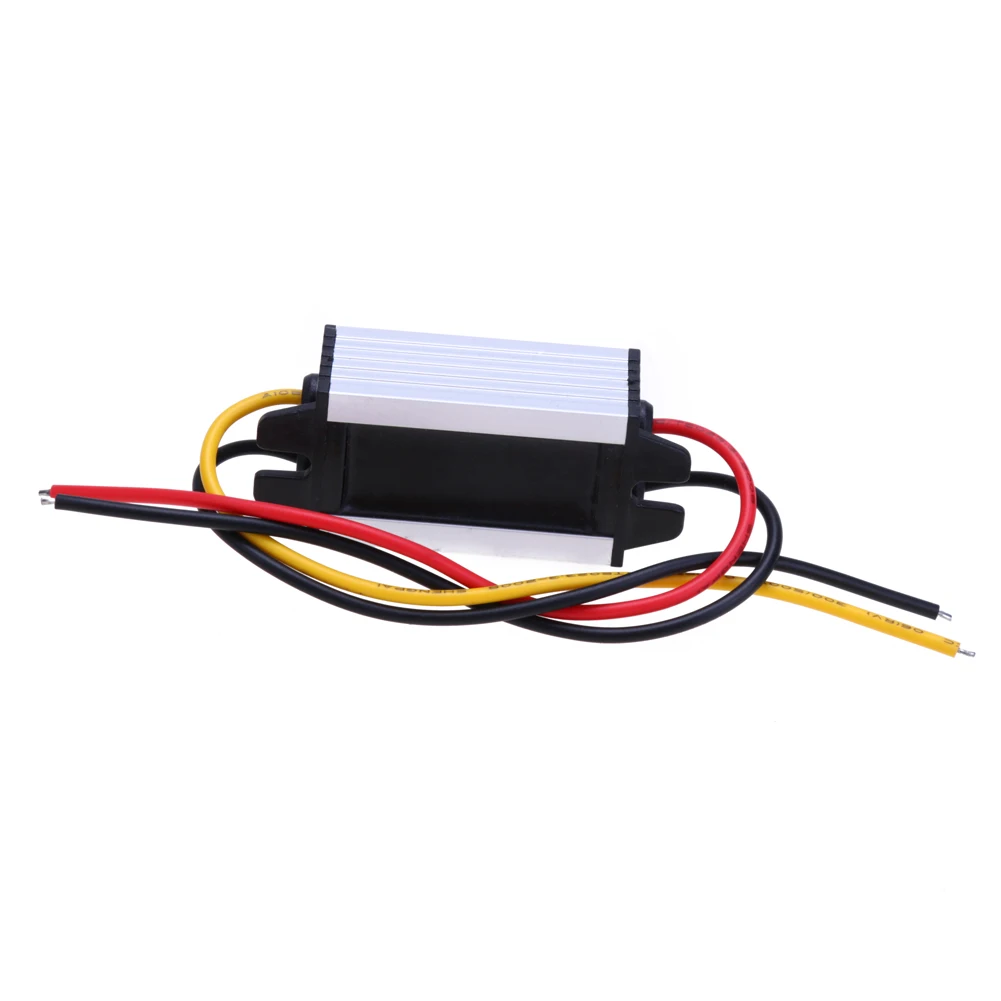 DC 24V to 12V 5A Car Power Step-down Converter Adapter Audio Refit Module