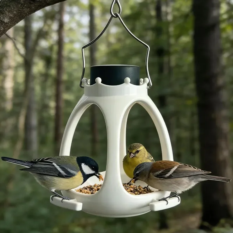 2026 New Solar Crown Bird Feeder