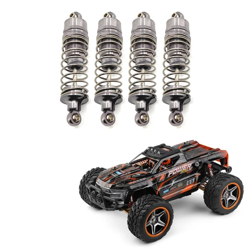 1 Juego de amortiguador de aceite de Metal para Wltoys 104016 104018 1/10 accesorios de piezas de coche RC, 6