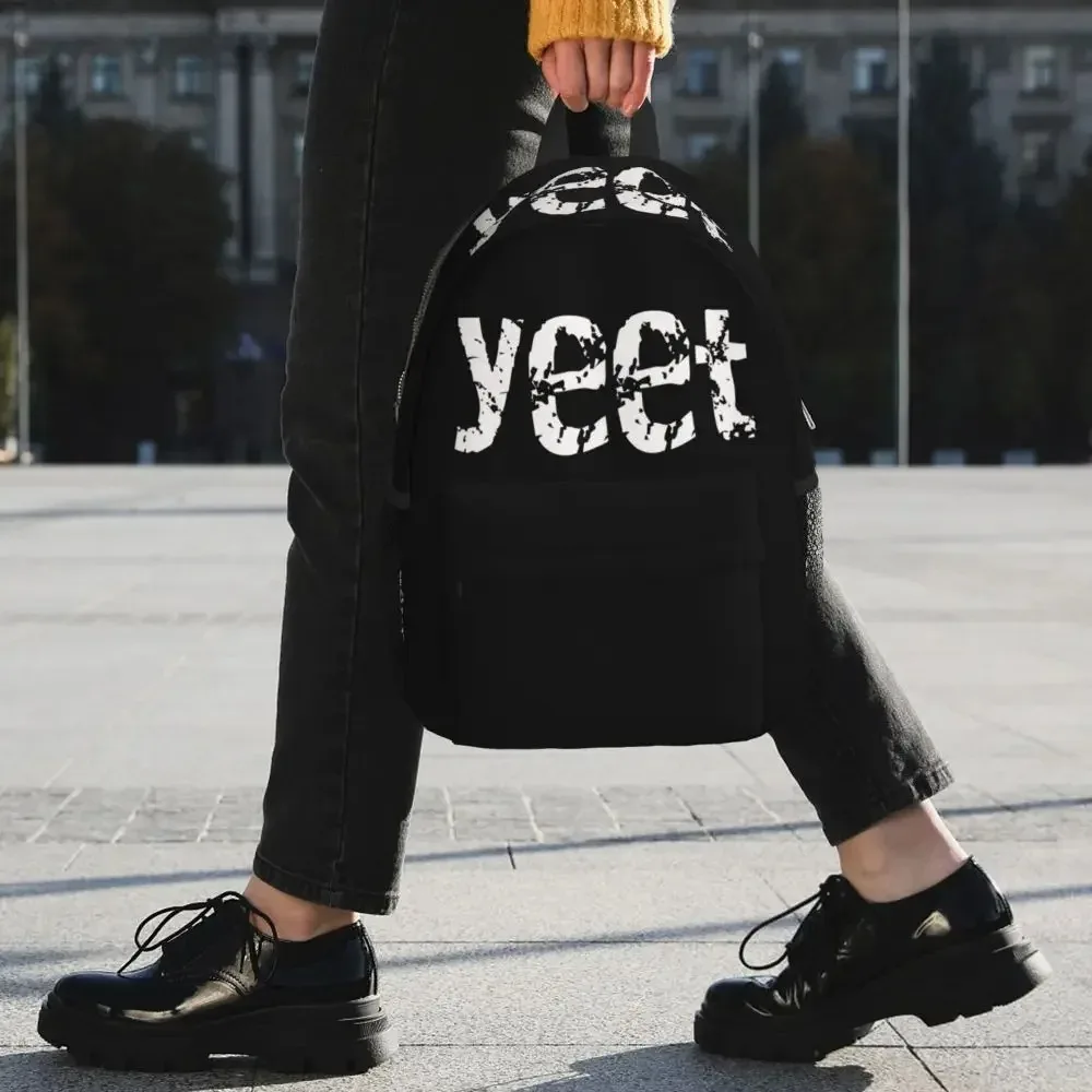 

Jey Uso Yeet Backpack Logo Backpack Fashion Shopping Bag Vintage Bags Personalized School Backpack for Students