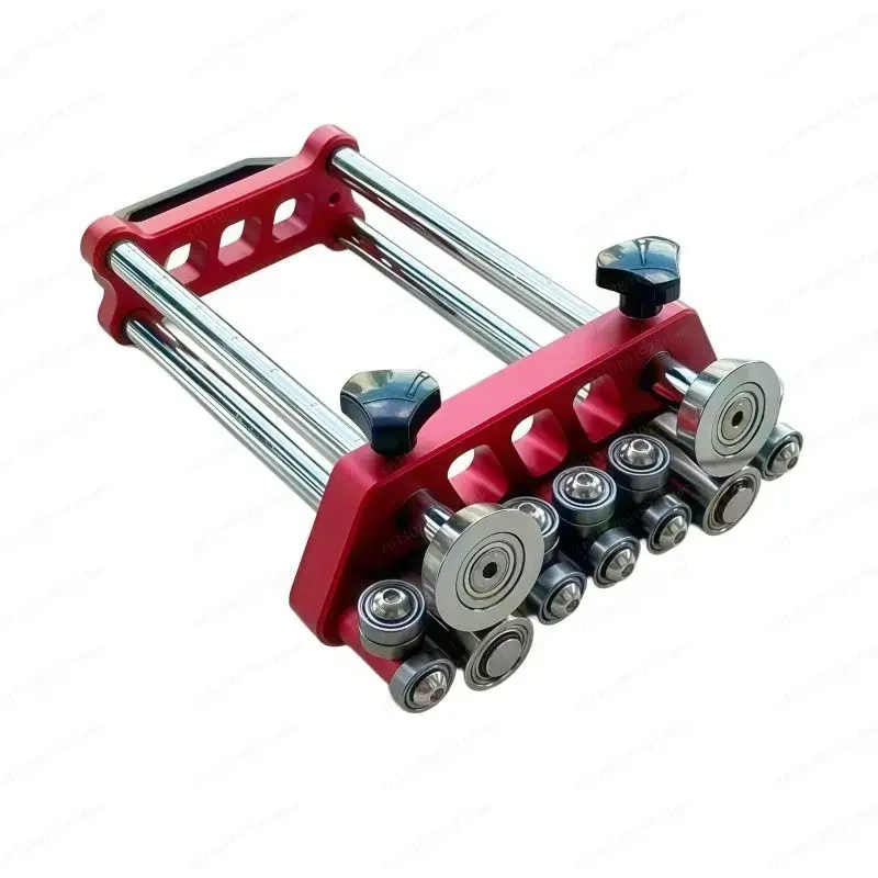 2 Station Metal Bender Roller Machine, 0-100° Sheet Metal Edge Folder for Roofing & Flashing