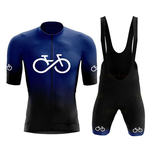 Imagen 1 del producto Ropa de verano para hombre, pantalones cortos de ciclismo, Jersey de ciclo de montaña, uniforme completo para hombre, chaqueta de carretera, pantalones, traje de bicicleta de Gel, conjunto deportivo, 2026