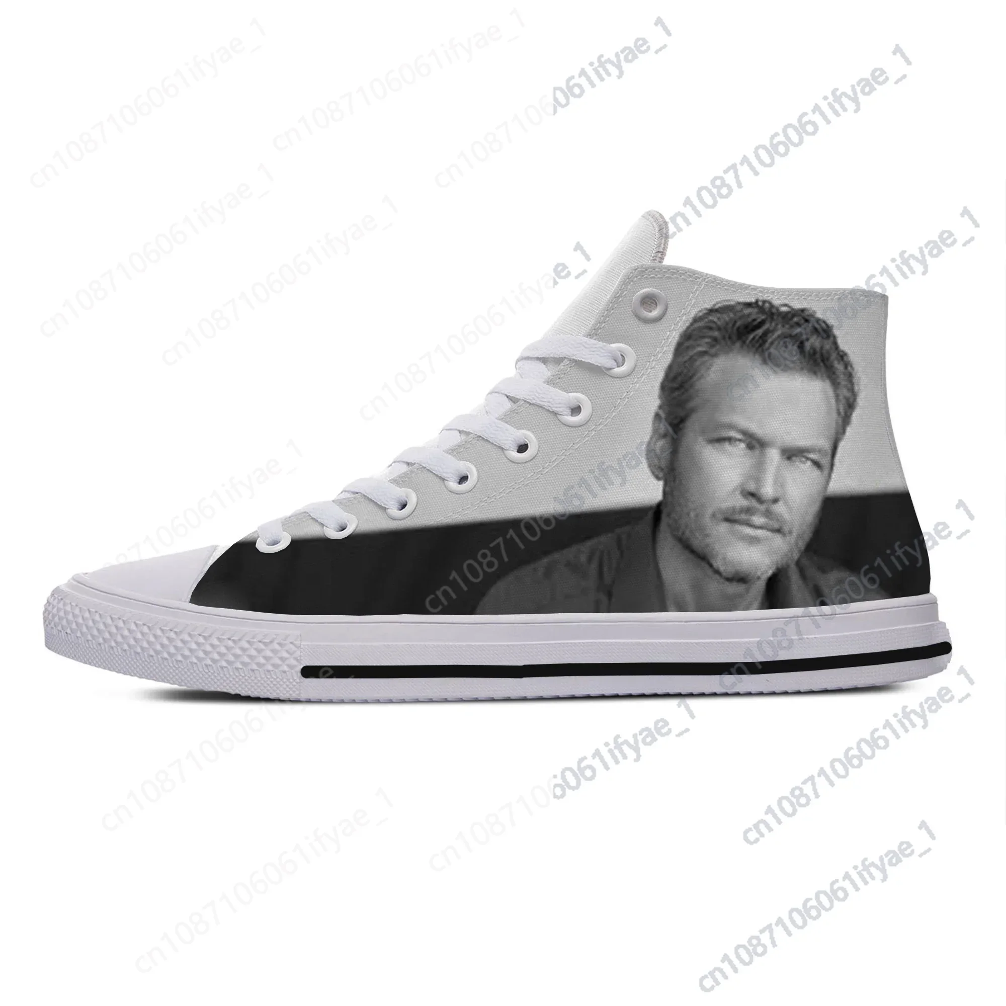 Sepatu kets kasual terbaru untuk pria dan wanita, sepatu Sneakers Blake Shelton, SEPATU papan klasik leher tinggi, sepatu kasual terbaru musim panas modis