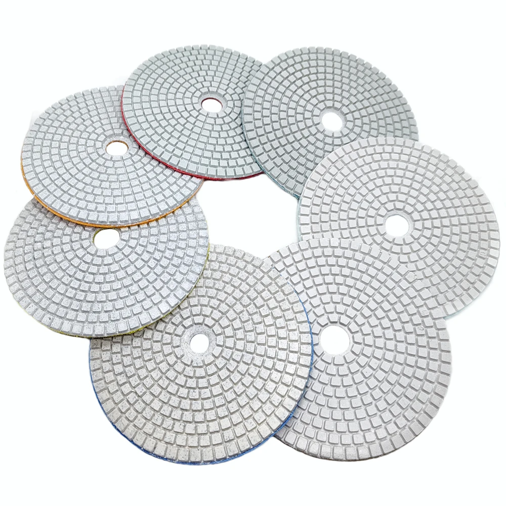 

5" 125mm Diamond Wet Polishing Pads For Marble Granite Stone Polishing Use Grinding Discs