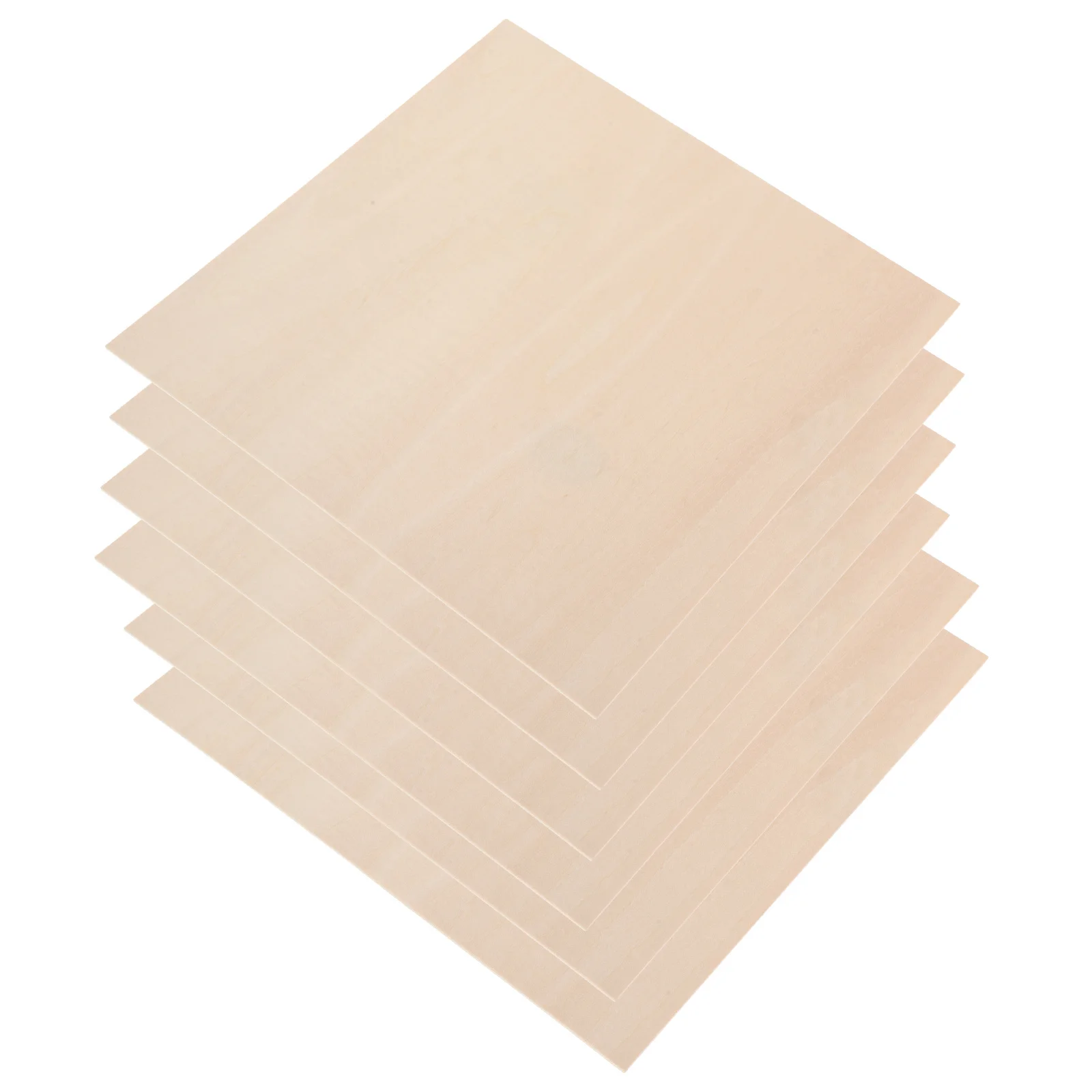 

6Pcs Basswood Boards Smooth Surface Easy to Paint Carve DIY Projects Wood Blanks for Crafts Woodworking Materials Rectangle Wood