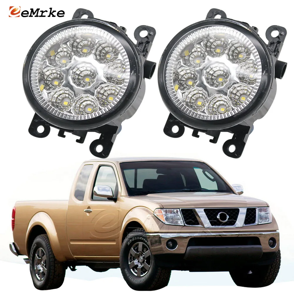 

Car Styling for Nissan Frontier 2005-2010 2011 2012-2015 9-Pieces Leds Chips Fog Light Lamp H11 H8 12V Halogen Fog Lights DRL