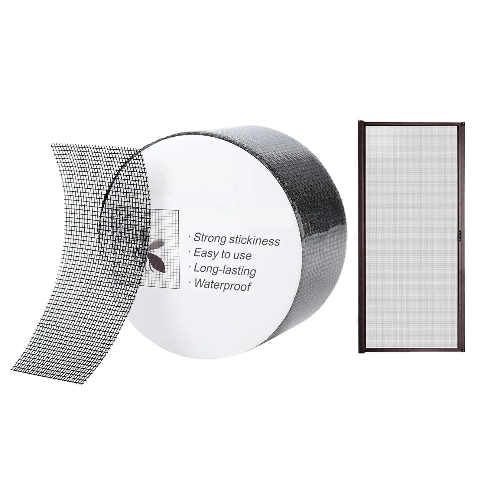 Screen Patch Strong Adhesive Cuttable Universal Screen Window Mend Patches for Patio RV Camper Pool Railings Balcony Gazebo