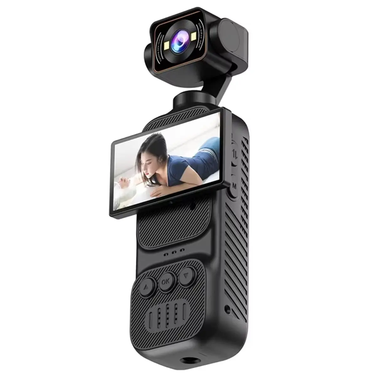 Multifunctional Pocket Camera with High-Definition Anti Shake VLOG Outdoor Handheld Sports Camera Recorder