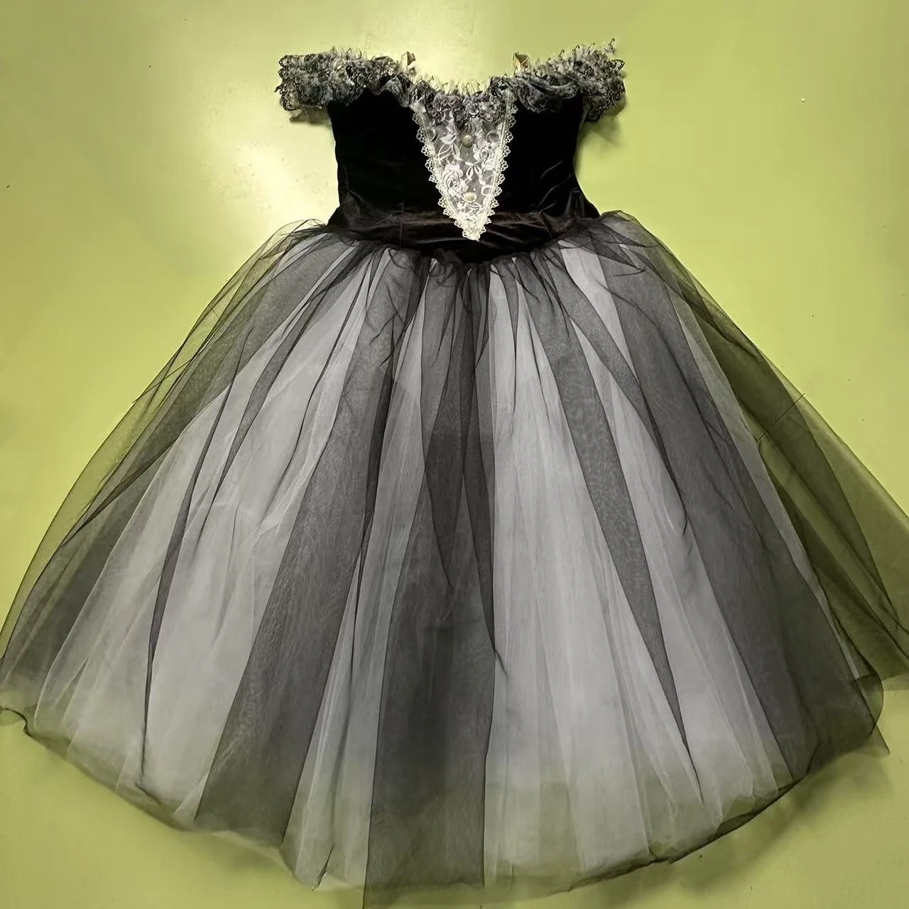 

Adults Kids Long Ballerina Dress Women Child Romantic Ballet Dress Clothes For Girls Black Tutu Ballet Skirt Dance Costume