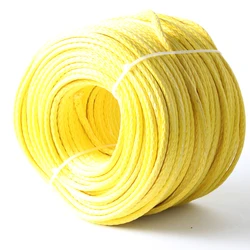 1000m 4mm 12 Strands 1500kgs Uhmwpe Fiber Single Braid Winch Rope