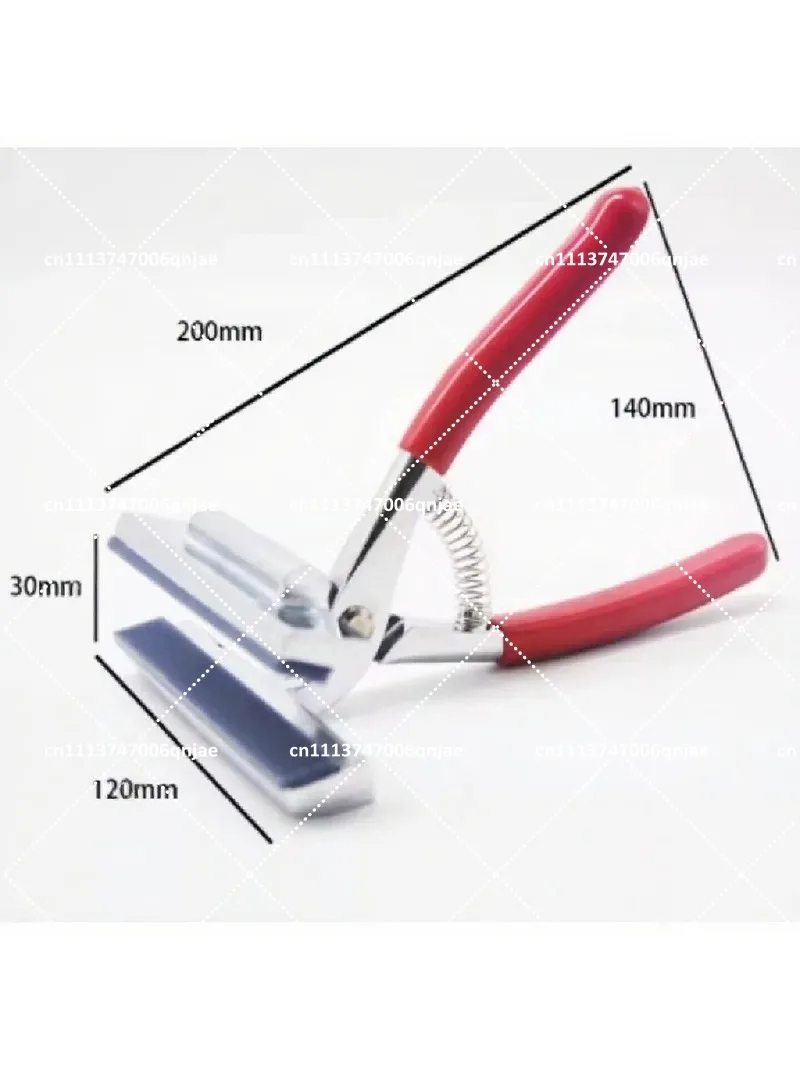 12cm Canvas Stretching Pliers with Red Handle, Cloth Clamp for Stretched Canvas, Oil Painting Fabric Tension Tool, Art Supplies