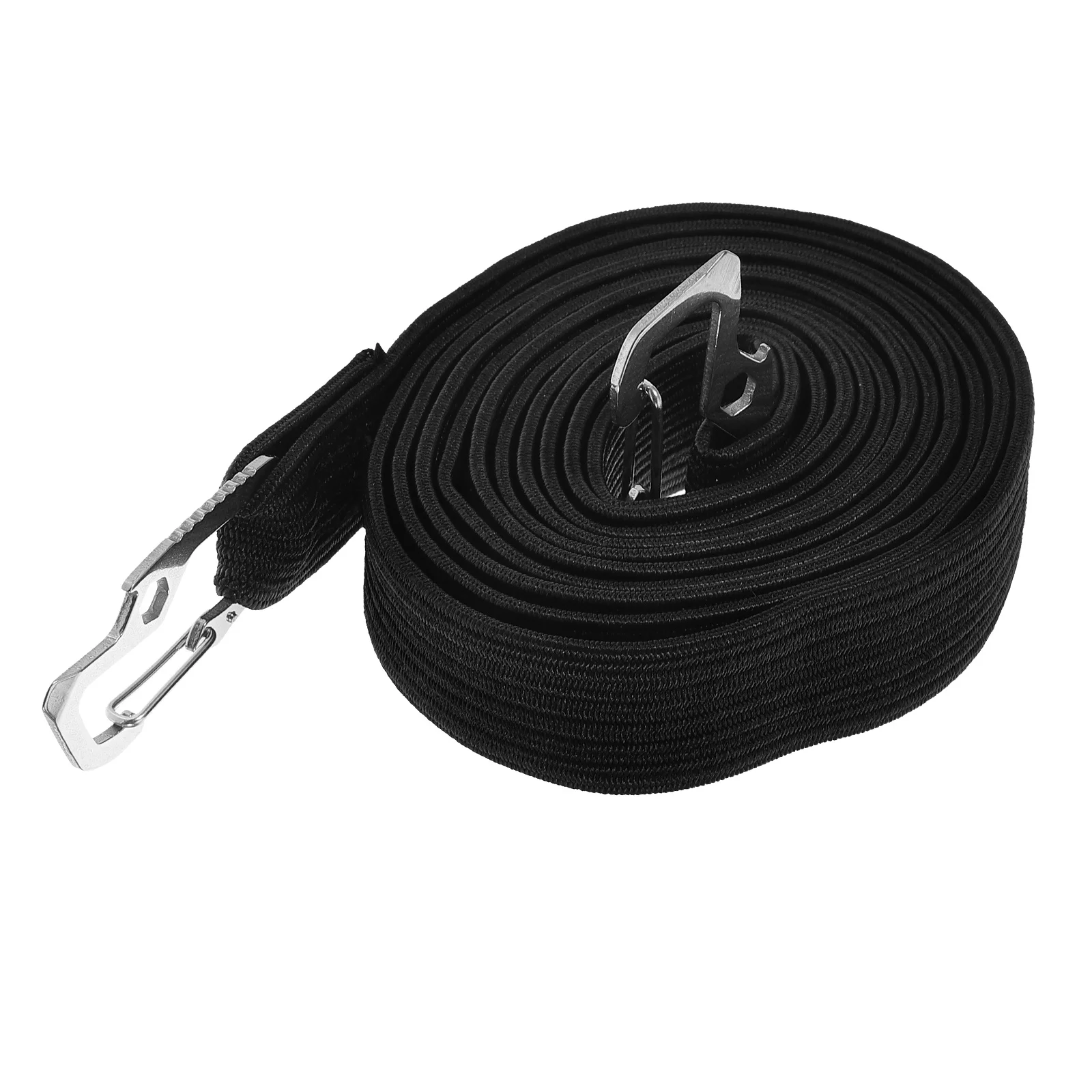 

Motorcycle Tie Down Straps Elastic Bungee Cords Hooks Adjustable Bike Luggage Rack Electric Bicycle Outdoor Use Soft Loop