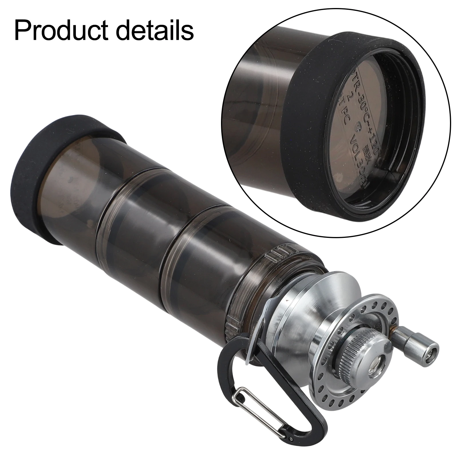 

Hand Line Fishing Reel PC Material Detachable Three Layer Storage Box Bottle For Hook Float Bait Pocket Outdoor Camping Tackle