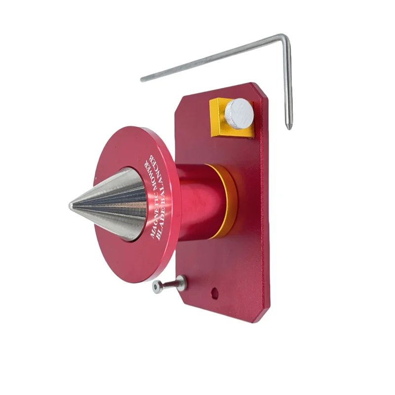 

【People Favorite】All Lawn Mower Compatible Wall Mounted Blade Balancer Gardening Tools Accessories Mower Tool Support Red