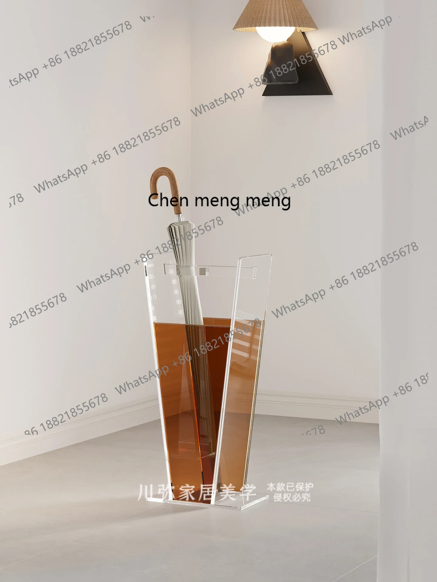 Umbrella storage rack Acrylic household door floor umbrella bucket entrance umbrella rack
