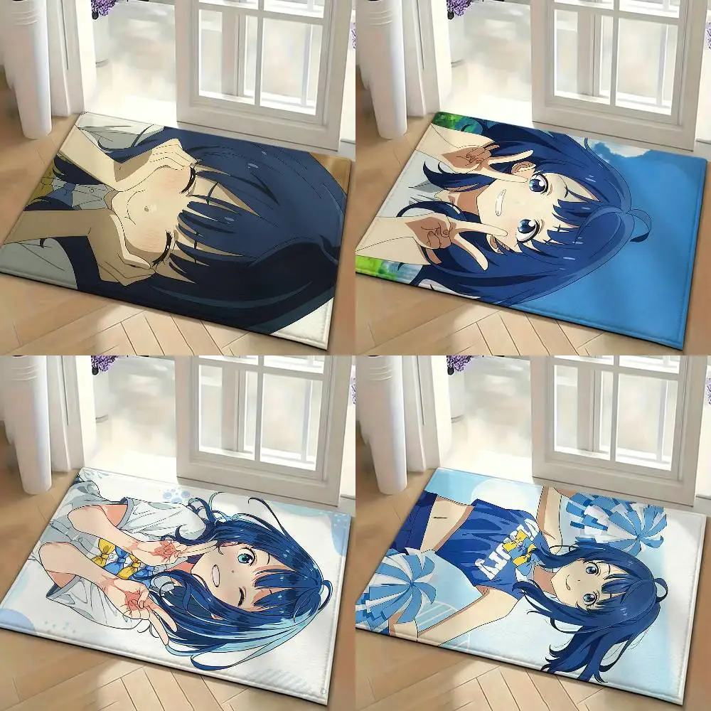 Anime A-Anna Y-Yanami Floor Mat Soft Non Slip for Entry Door Bathroom Indoor Home Decorative Carpet