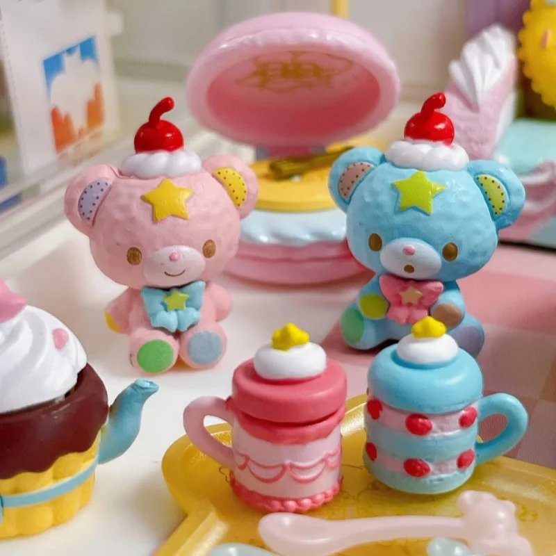 Re-ment Sanrio Little Twin Stars Pastel Sweets Room Blind Box Miniature Dollhouse Furniture Figurine Collection Set of 8 Types