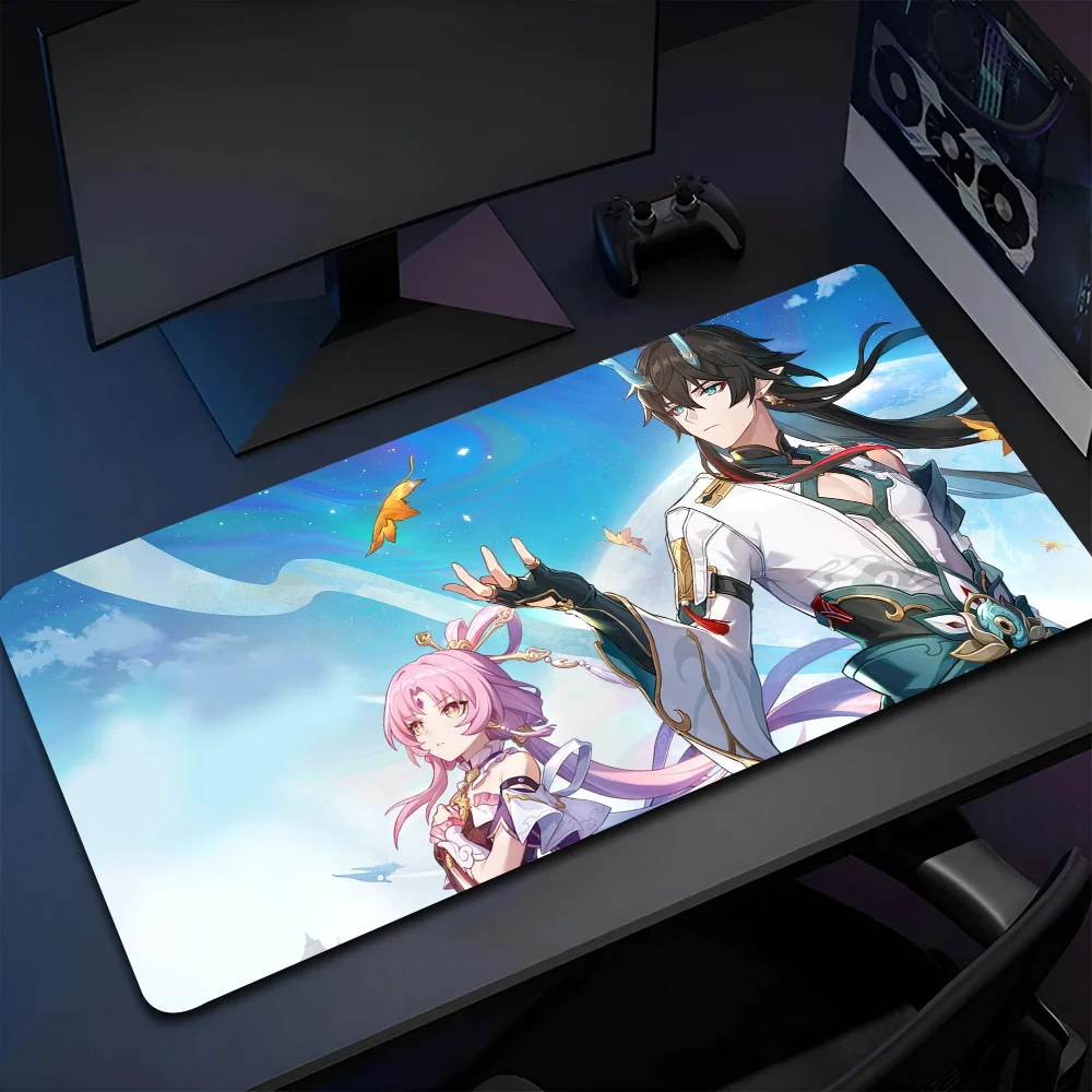 I-Imbibitor Lunae Mousepad Non-slip Suitable For Office Computers Laptops E-sports Game Desk Mats XXL Keyboard