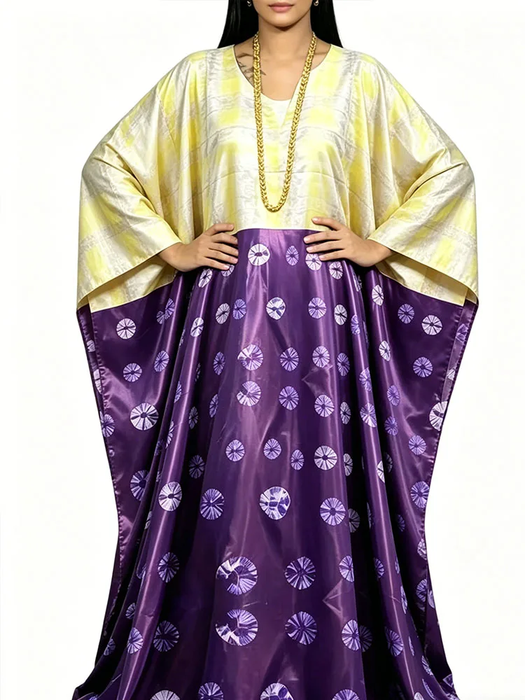 

Classic Chic African Printed Long Robe | Plus Size Custom New Arrival Attire for Traditional Rites & Evening Galas