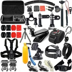 Kit di montaggio sul petto per accessori per Action cam Gopro Hero per staffa adattatore per treppiede xiaomi yi 4K