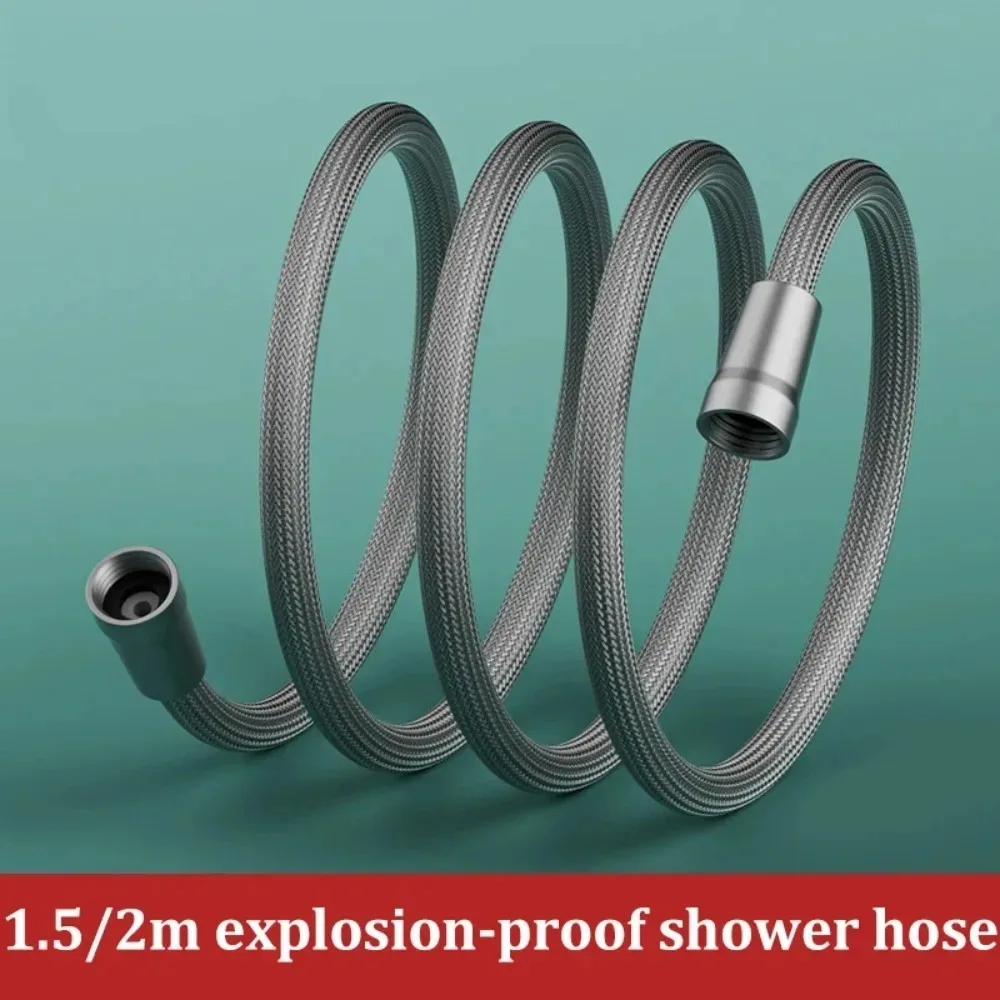 Tuyau de douche tressé universel, tuyau d'eau froide et chaude, raccord de pomme de douche anti-explosion