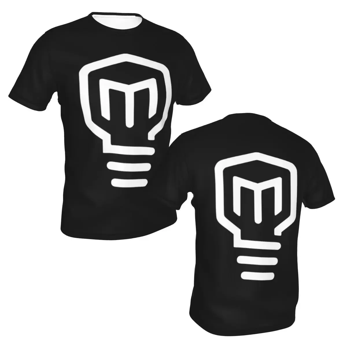 Mark Rober HD Logo polyester T-Shirt Men'sClassic T Shirts Men O-Neck Short Sleeve