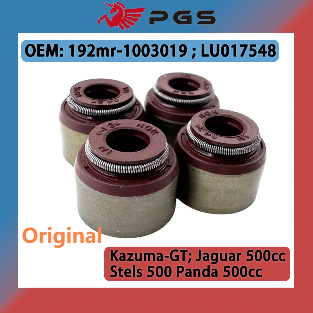 

4PCS Original Valve Stem Seal Valve oil seal For Kazuma Xinyang 500 Jaguar 192MR-1003019 KAZUMA Stels 500 Panda 500cc LU017548