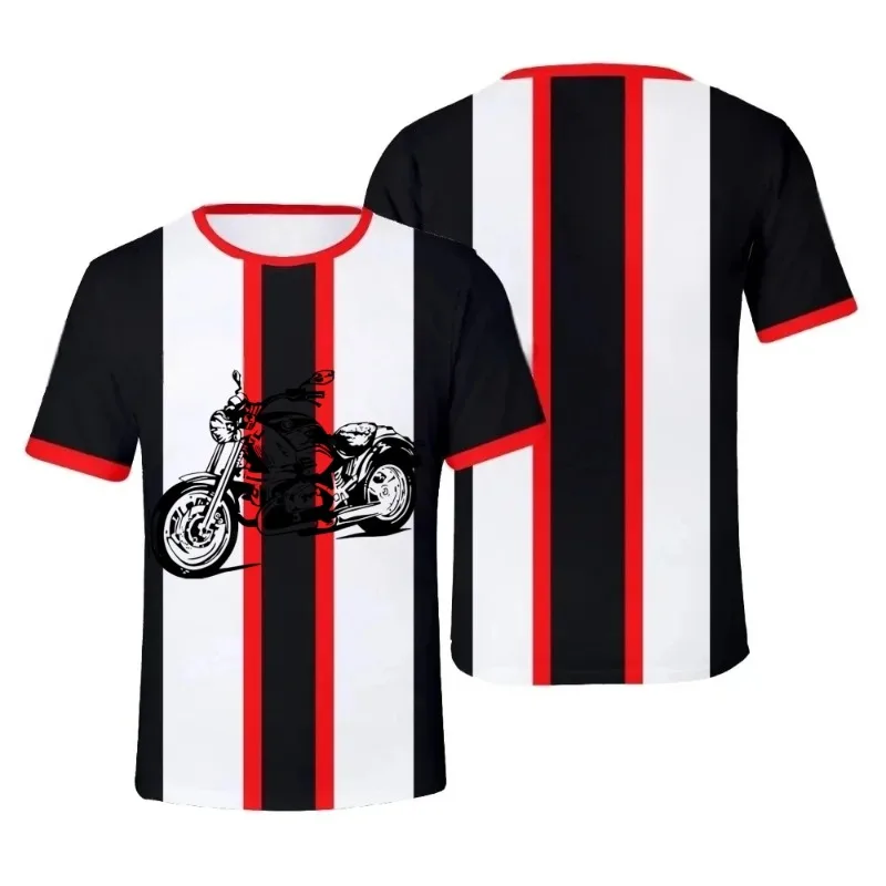 

New Motorcycle Racing 3D Printed Short Sleeved Cycling Suit, Breathable Mesh Quick Drying Top, Fashionable and Neutral Style